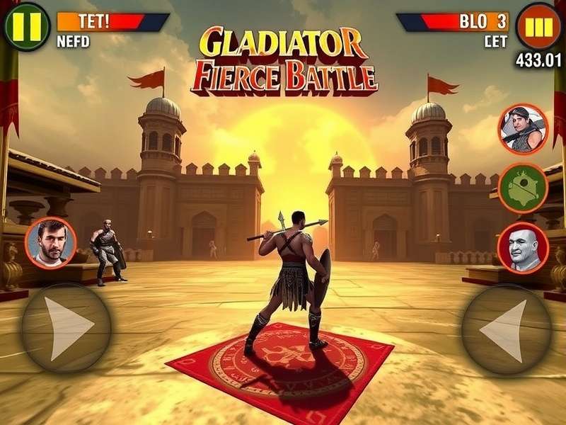 Gladiator Fierce Battle gameplay screenshot